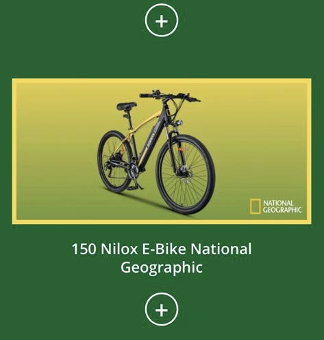 E-Bike nikox National Geographic